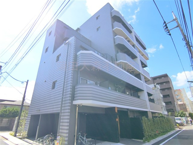 ARKMARK(アークマーク大森西の外観|2022年8月築　RC鉄筋コンクリート造地上7階建て1K～1LDK総戸数38戸　光インターネット無料のデザイナーズマンション　京急本線梅屋敷駅最寄りJR蒲田駅も徒歩圏内の東京都大田区大森西7丁目
