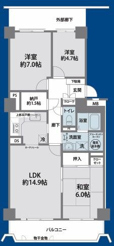 【間取り】の画像