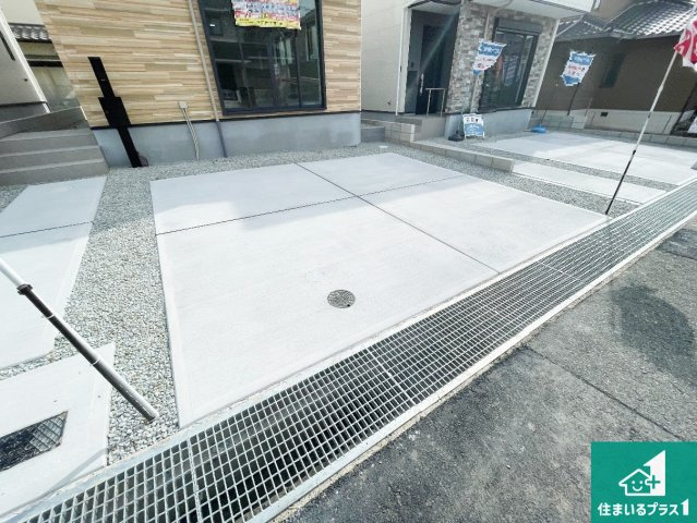 神戸市西区竹の台　第1期　新築一戸建ての駐車場|駐車スペース！散水栓があるので、こまめに愛車を洗えます！