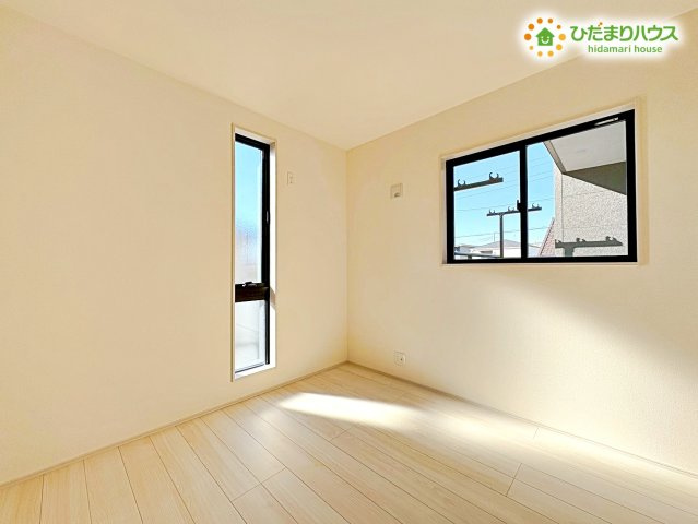 鴻巣市箕田第7　新築戸建　リーブル01の子供部屋|2階洋室：5帖