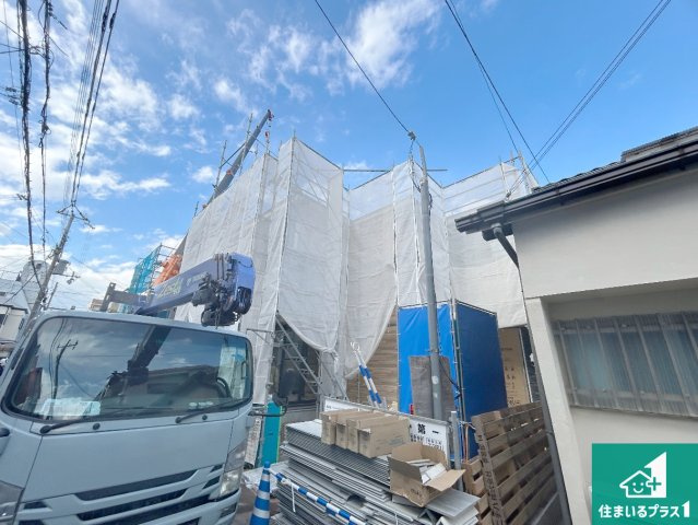 神戸市垂水区星陵台　第1期　新築一戸建ての外観|周辺は落ち着いた街並みの住宅地！子育てがしやすい住環境です！まだ未完成ですが、現地でしかわからない事もございます。是非一度ご覧ください。