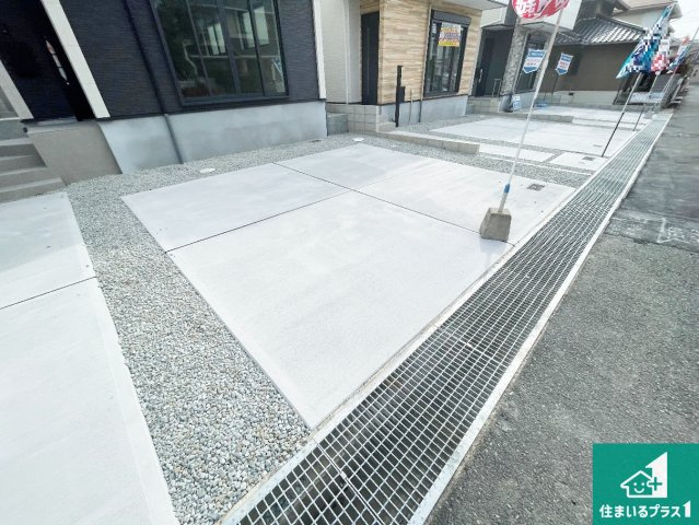 神戸市西区竹の台　第1期　新築一戸建ての駐車場|駐車スペース！散水栓があるので、こまめに愛車を洗えます！