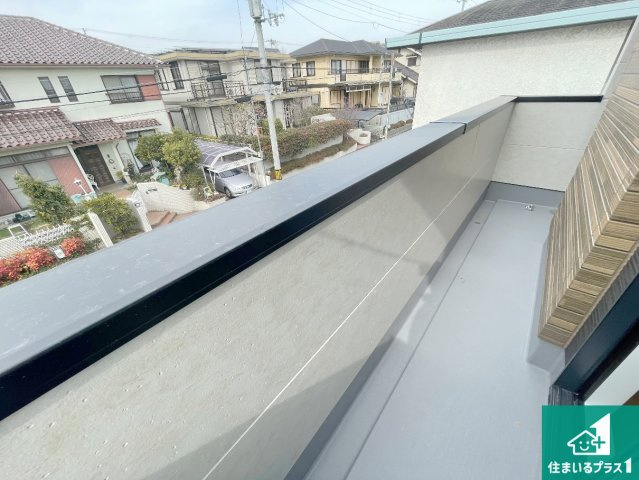 神戸市西区竹の台　第1期　新築一戸建てのバルコニー|日当たりのよいバルコニー！お部屋が開放的に！