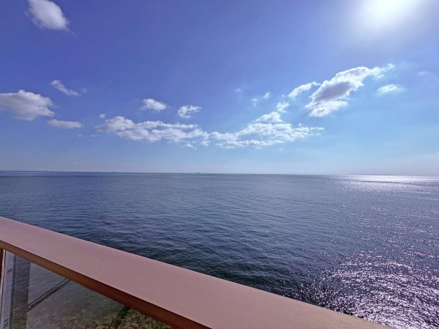 アルファステイツ塩屋駅前シーサイドテラスの展望|バルコニーからの眺望