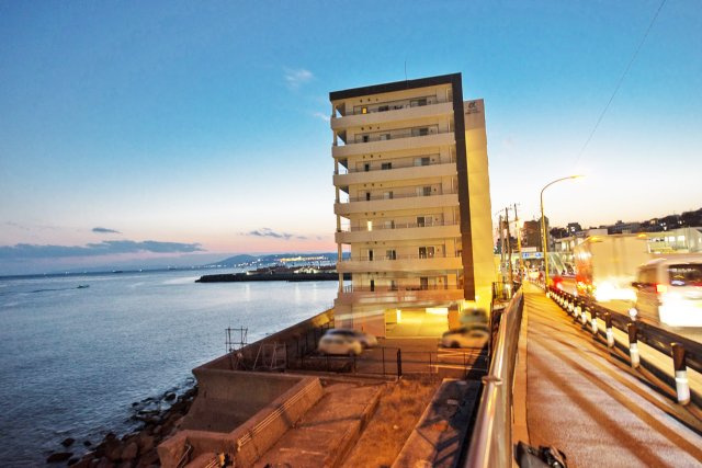 アルファステイツ塩屋駅前シーサイドテラスの外観|外観写真