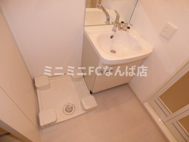 プレサンス谷町アルファの洗面所