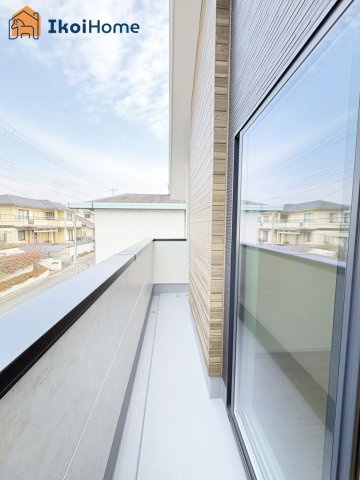 神戸市西区竹の台５丁目１期　3号棟のバルコニー|【ホームページに現地動画掲載中】●年中無休：当日予約可●大きな建物ございませんので陽当り・通風良好。