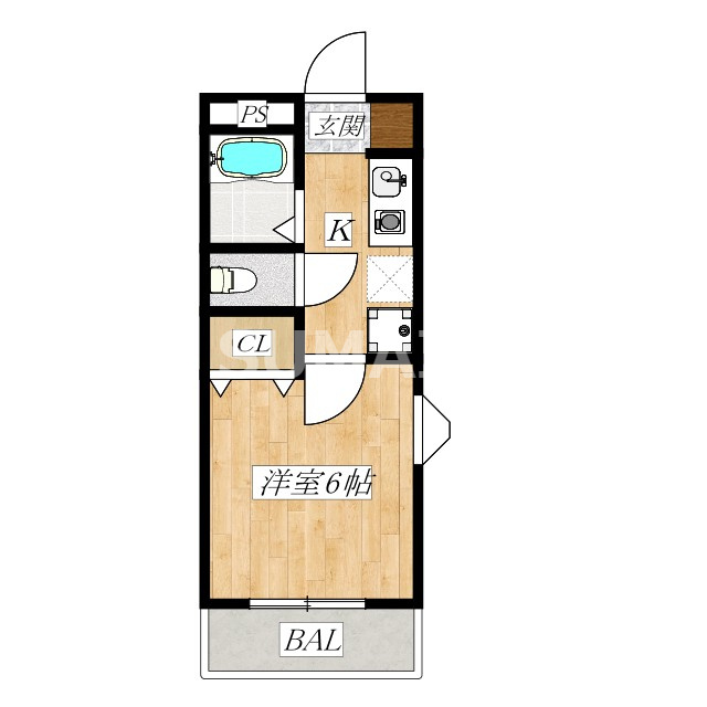 モンホワイエⅠの間取り|間取図
