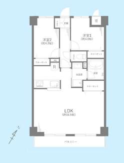 【間取り】 | グランパーク深沢