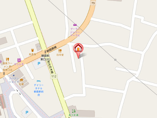 グランクオール朝霞の地図