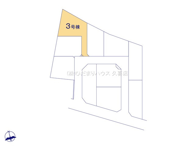 ワイウッドコート加須市久下第7期　新築一戸建て　03の区画図|全10棟