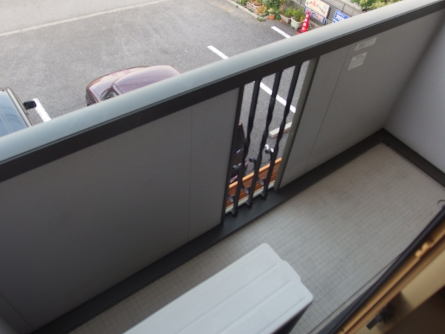 シャルム大久保のバルコニー