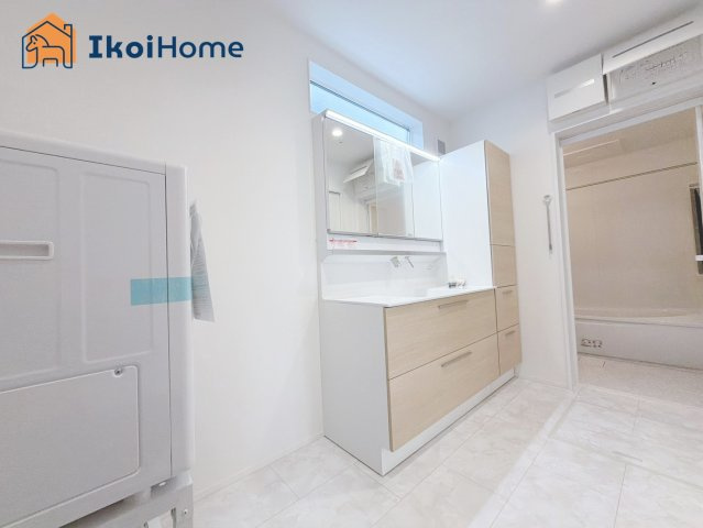 神戸市西区福吉台２丁目　１号棟　新築戸建の洗面所|【ホームページに現地動画掲載中】●年中無休：当日予約可●洗濯パン未設置。約5000〜15000円で可