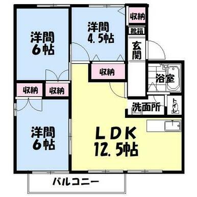 レインボーホームの間取り