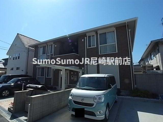 セジュール塚口町Ⅳの外観|外観もきれいです