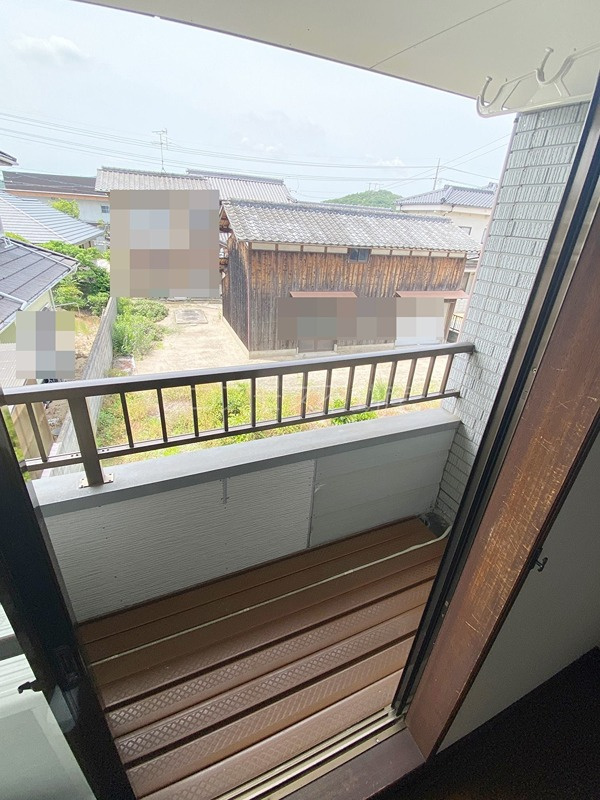 グリムハイツ　Ａのバルコニー