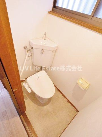 東大和市高木貸家のトイレ