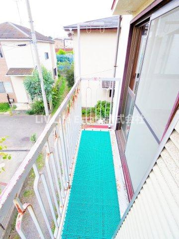 東大和市高木貸家のバルコニー