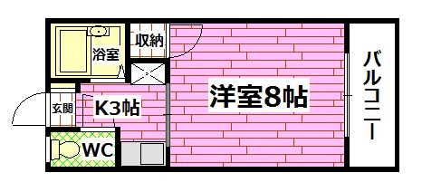 マリンハイツ畠山の間取り