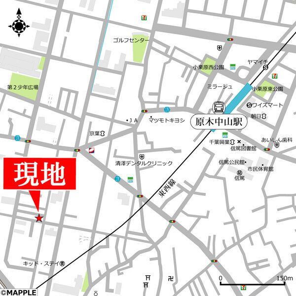 ボナリベールの地図