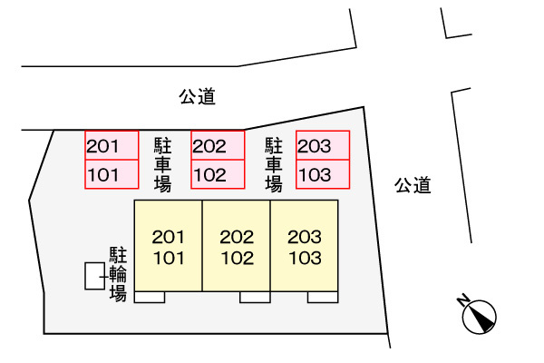 ポーターヴェールの駐車場|駐車場