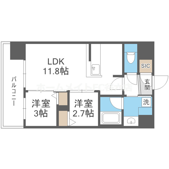 【間取り】 | アーバングランデ新大阪