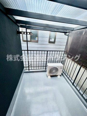 鴫野西一丁目テラウハウスのバルコニー