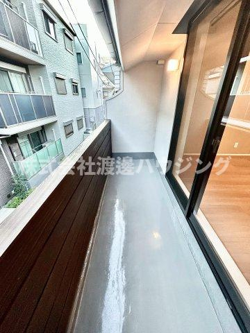 鴫野西一丁目テラウハウスのバルコニー