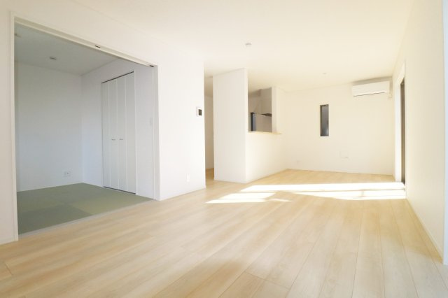 本宮市仁井田字糀壇　　　1号棟　　　五百川小学校、本宮第２中学区の前面道路含む現地写真|北側前面道路