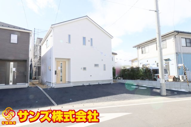 本宮市仁井田字糀壇　　　1号棟　　　五百川小学校、本宮第２中学区の外観|北東側から見た外観