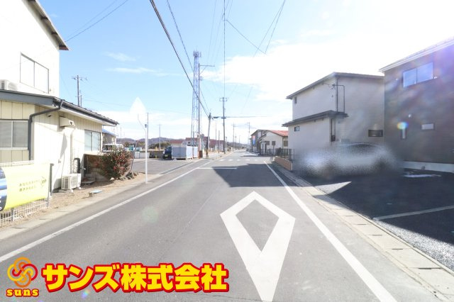 本宮市仁井田字糀壇　　　1号棟　　　五百川小学校、本宮第２中学区の外観|北東側から見た区画全体