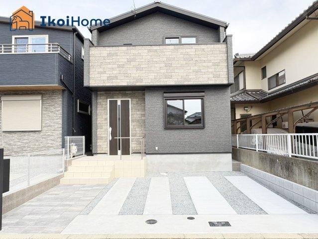 神戸市西区福吉台２丁目　2号棟　新築戸建の外観|【ホームページに現地動画掲載中】●年中無休：当日予約可●太陽光・乾太くん完備！収納豊富なお家♪Ｐ2台