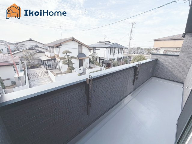 神戸市西区福吉台２丁目　2号棟　新築戸建のバルコニー|【ホームページに現地動画掲載中】●年中無休：当日予約可●バルコニーには屋根はございません！