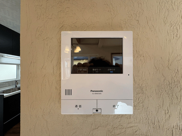 富谷市成田4丁目　スモリ工業施工の家♪のセキュリティ