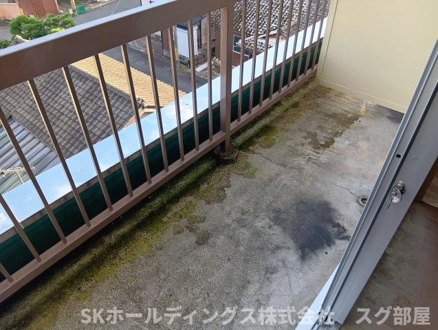 ライフステージ広瀬倉梯のバルコニー