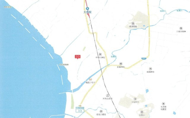 富津市岩瀬　土地（大貫駅より徒歩8分）の地図