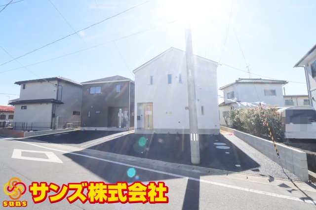 本宮市仁井田字糀壇　　　２号棟　　　五百川小学校、本宮第２中学区の外観|北西側から見た区画全体♪