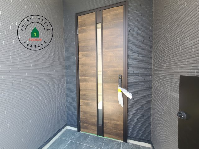 福岡市東区大岳2丁目第1-2棟（2号棟）の外観：施工例|おでかけの時も帰った時も、「我が家」を最初に感じでもらえる素敵な空間に。