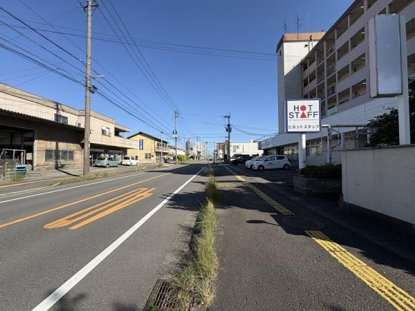 日吉町　土地の前面道路含む現地写真|前面道路含む現地(2025年11月撮影)