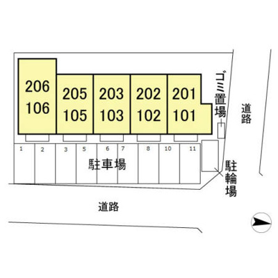 【区画図】 | メゾン ベローム