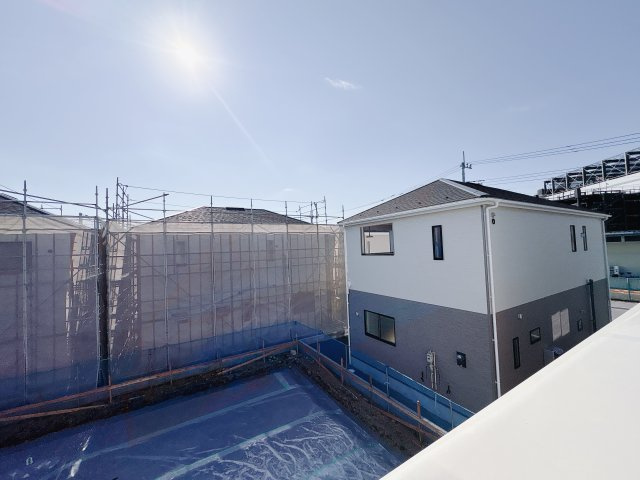 【Cradle garden】宇都宮市川田町 第6の展望|〇8号棟　ばるこにーより〇
バルコニーからの眺望です。程よくお隣と距離がありますので、プライバシーも保てます。
※2025年11月撮影