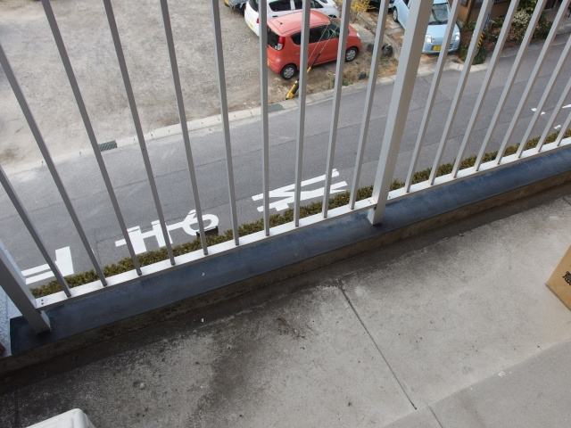 マンション英苑のバルコニー