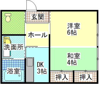 【間取り】 | ハイツ和歌浦
