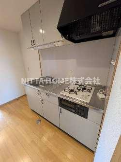 ウエストワンのキッチン|２口コンロがついているオープンキッチン☆彡