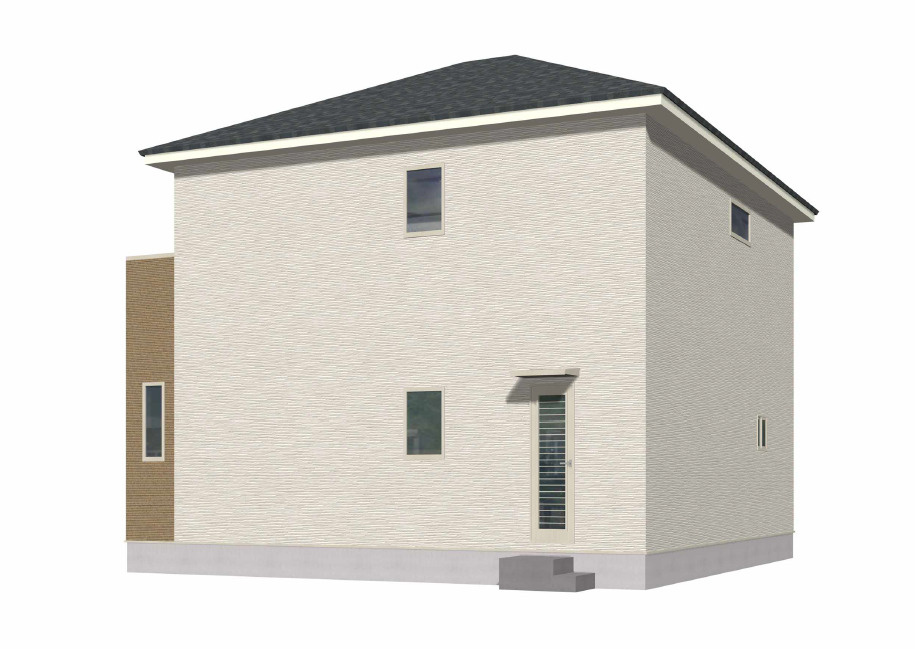 北九州市八幡西区上上津役4丁目1期1号棟の外観パース