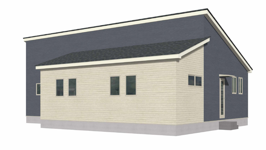 中間市池田1丁目2期1区画の外観パース