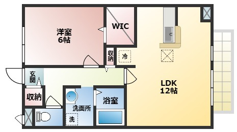 【間取り】 | サンクコール朝和Ａ棟