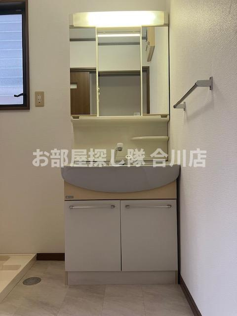 国分町戸建の独立洗面台