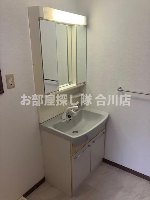 国分町戸建の独立洗面台