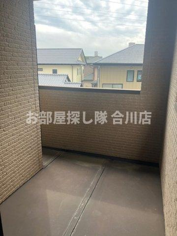 国分町戸建のバルコニー